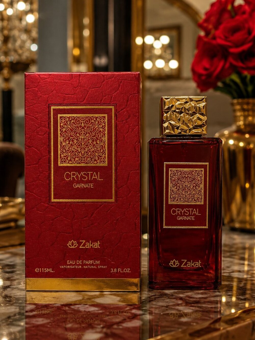 Crystal Garnate By Zakat Unisex Eau de Parfum Fragrance Women 3.9 FL OZ | 115 ML